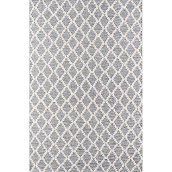 Momeni Hand Woven Andes Runner Area Rug, Grey - 2 ft. 3 in. x 8 ft. ANDESAND-7GRY2380